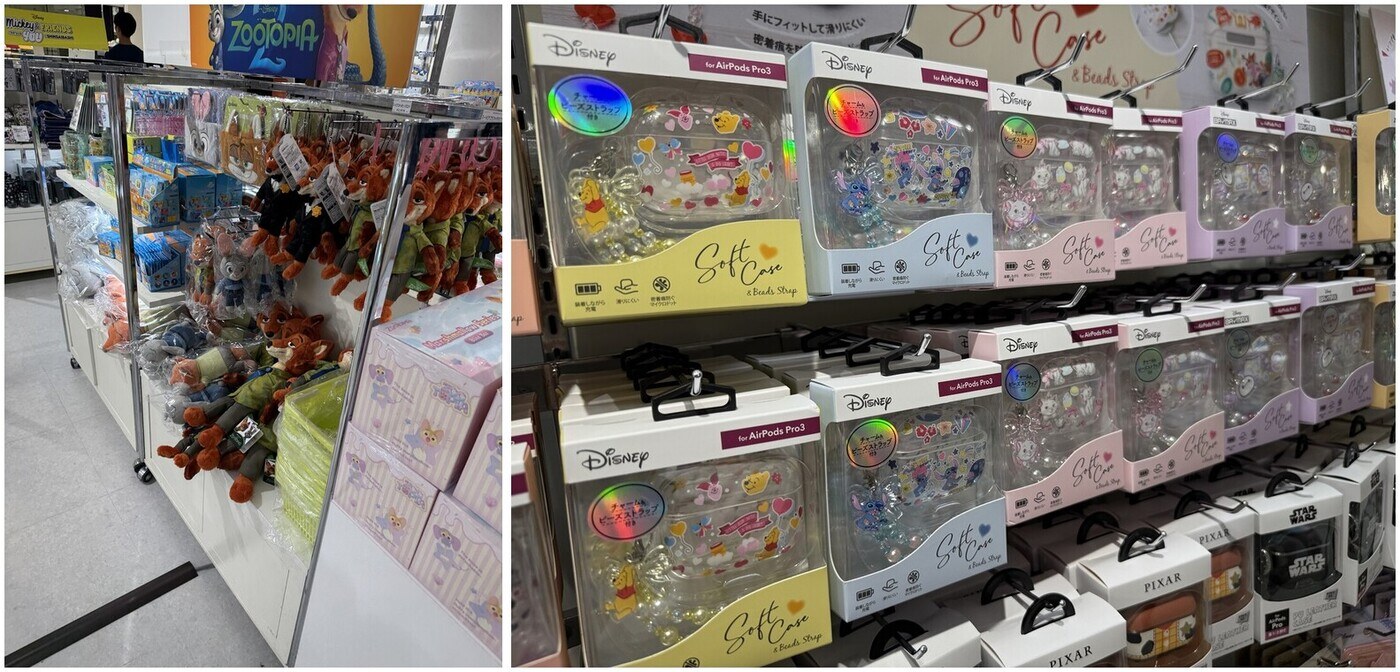ズートピアのグッズとスマホまわりの小物。細かいところまで見たくなる😊