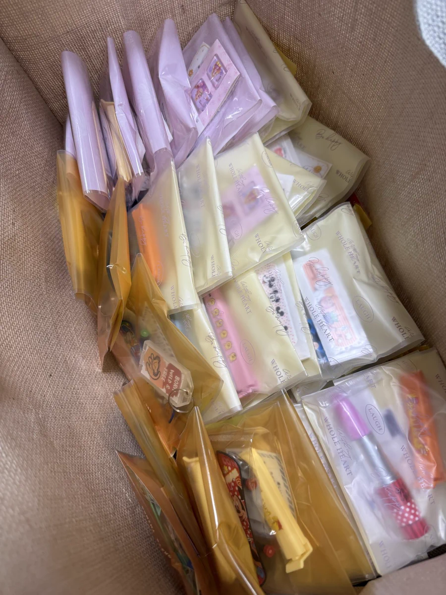 パステル色の小分けギフト