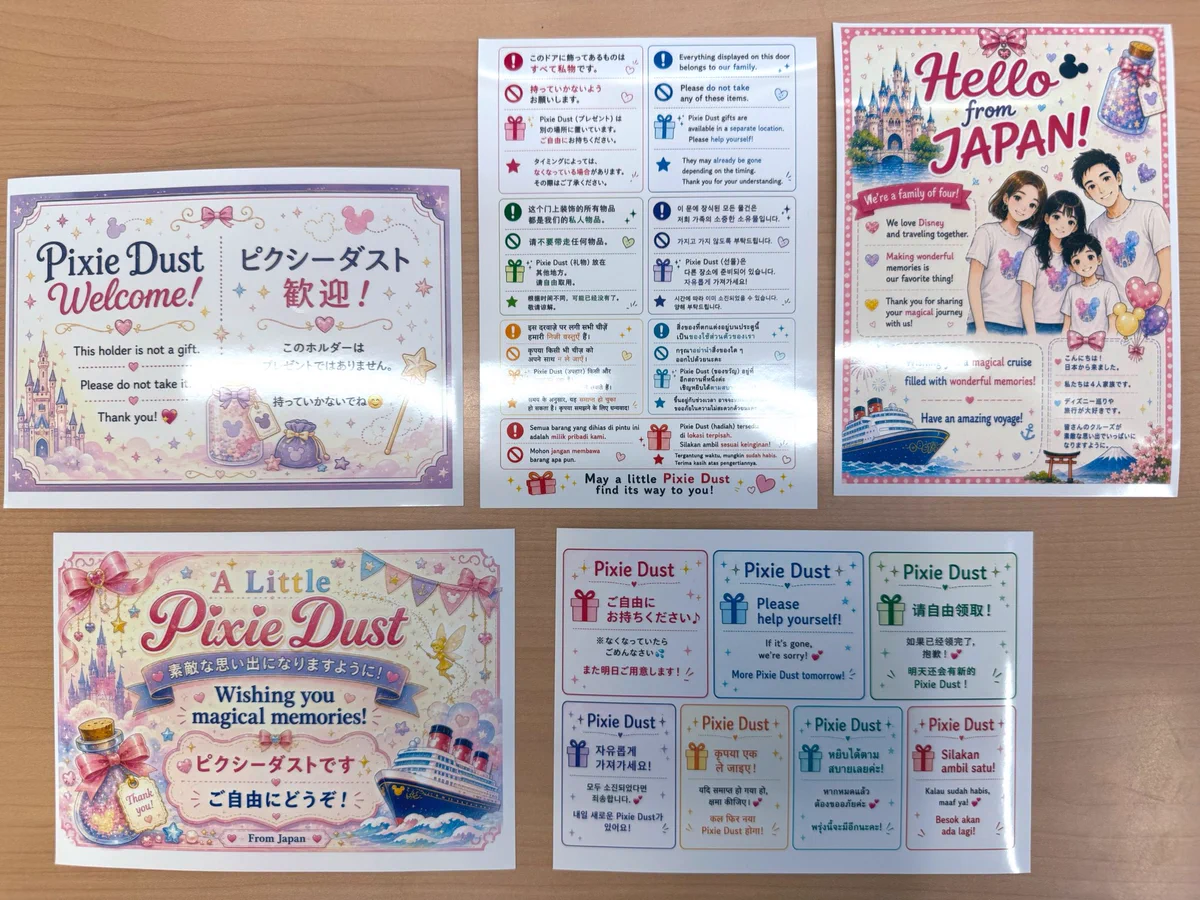 家族紹介・多言語のメッセージ