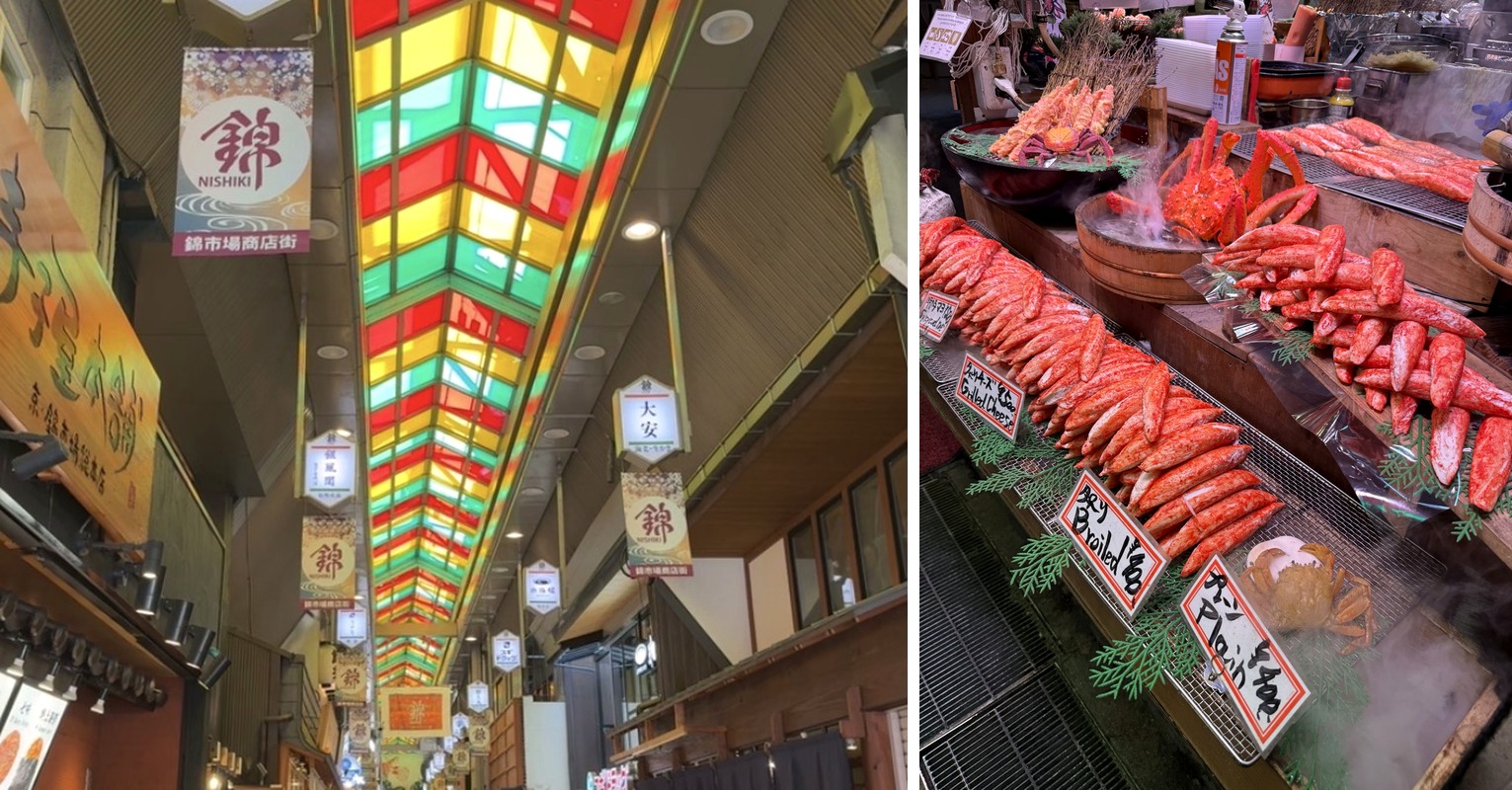 市場には気になるものがいろいろ。お店を見ながら進みます👀